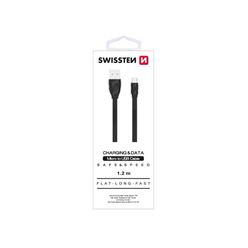 SWISSTEN kabel USB/USB-C, 3.1, 1.5m, crni slika 1