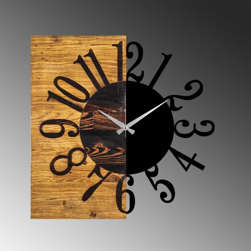 Wallity Ukrasni drveni zidni sat, Wooden Clock 7 slika 5