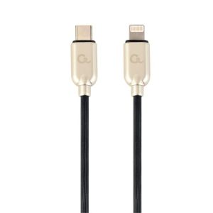 Gembird USB Type-C to 8-pin charging and data cable, 1 m, black