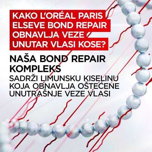 L'Oréal Paris Elseve bond Repair regenerator za kosu 150 ml slika 7