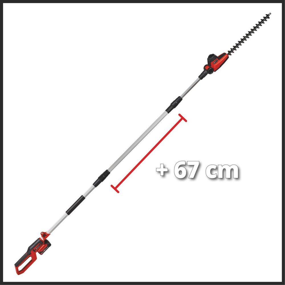 Einhell Akumulatorske teleskopske makaze za živicu GC-HH 18/45 Li T-Solo + Baterija 2.5 Ah i punjač slika 4