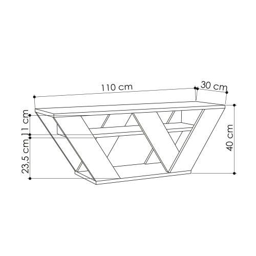 Pipralla - Carrara Marble Carrara Marble TV Stand slika 7