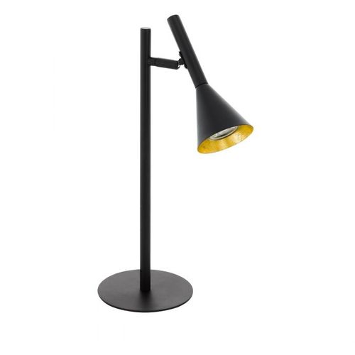 Eglo Cortaderas stona lampa/1, led, gu10, 1x5w, crno/zlatna  slika 1