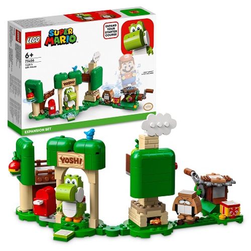 LEGO® SUPER MARIO™ 71406 Yoshijeva poklon-kuća – proširena staza slika 1