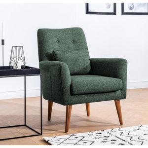 Zeni-Green Green Wing Chair