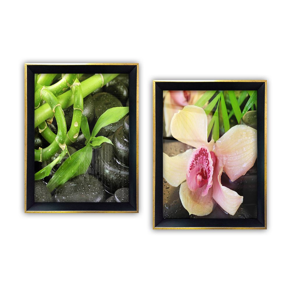 Dekorativna Slika u Okviru, Višebojna - SYC7436502515514 (Set od 2 Komada) slika 2