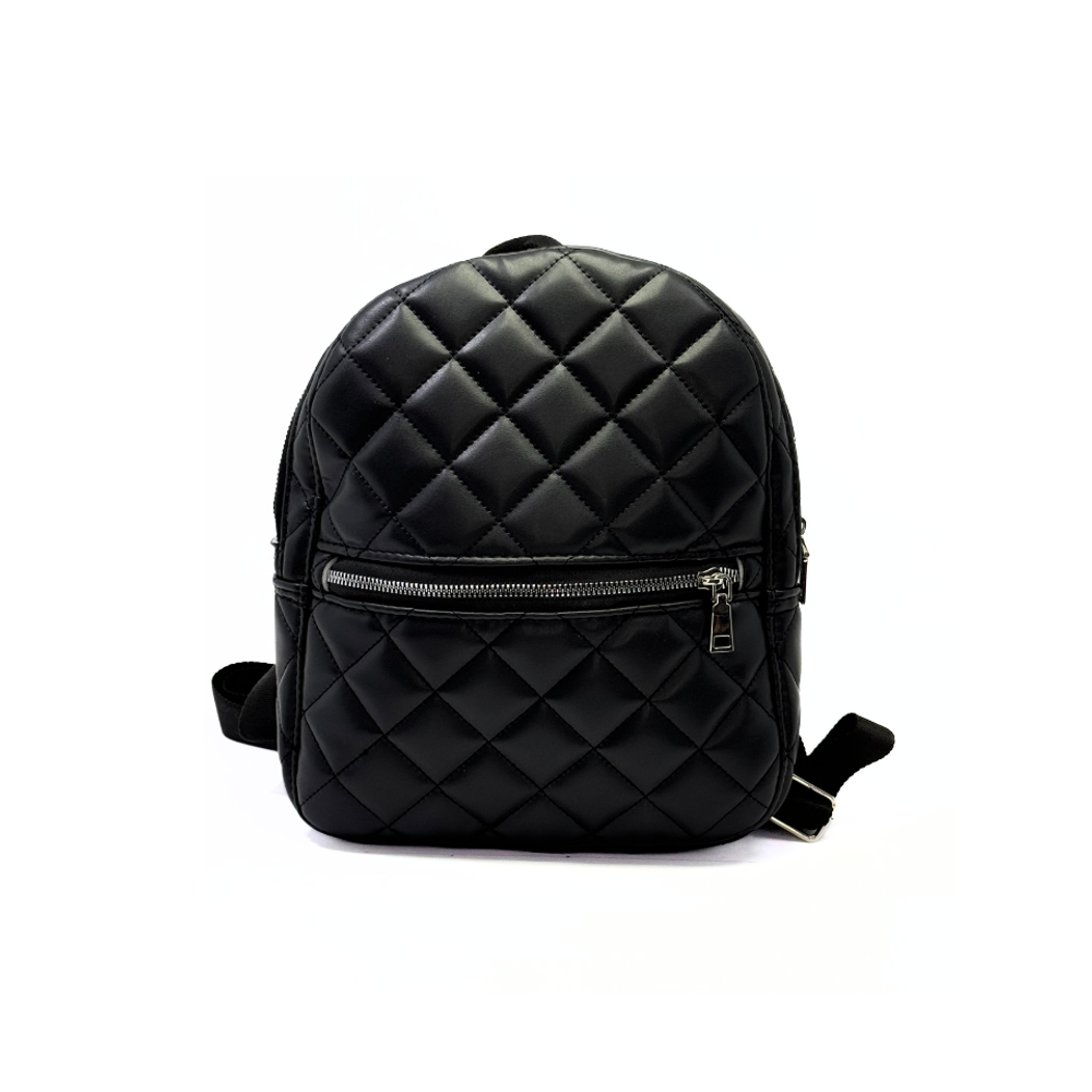 ILEA Ženski ruksak Topstitch, Crni slika 1