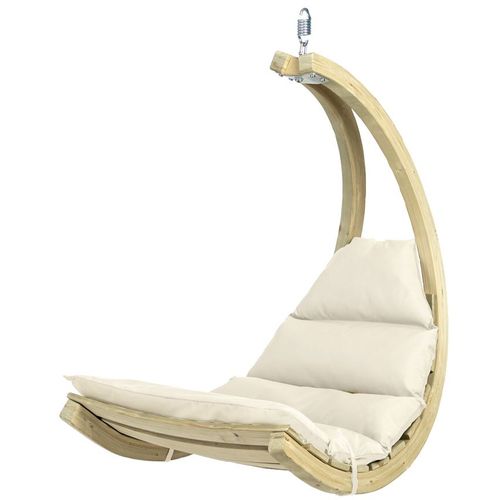 Swing Chair Creme - drvene viseće ležaljke  slika 1