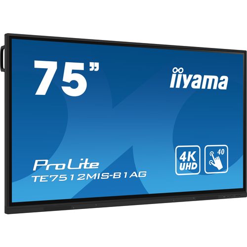 Iiyama PROLITE TE7512MIS-B1AG 75" Interaktivni  4K UHD LCD dodirni ekran sa integrisanim softverom za beleške slika 4