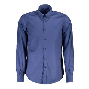 HARMONT &amp; BLAINE BLUE MAN LONG SLEEVED SHIRT