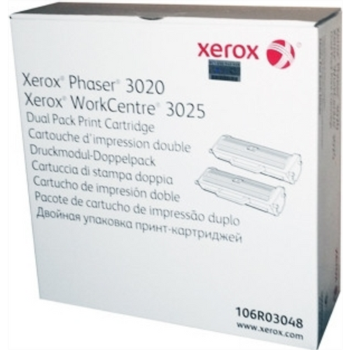 Xerox Toner, P3020 / WC3025, dvostruki paket 2 * 1.5k, crni slika 1