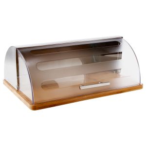 FIVE KUTIJA ZA KRUH INOX/BAMBUS