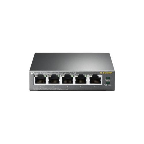 TP-Link 5-Port Gigabit Desktop Switch with 4-Port PoE slika 1