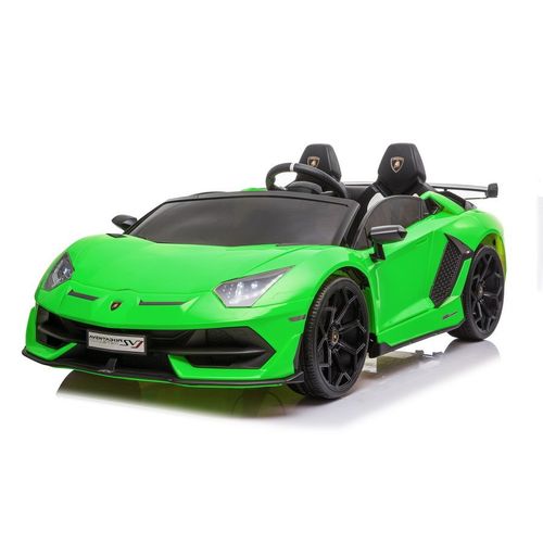 Licencirani auto na akumulator Lamborghini Aventador SX2028 - dvosjed - zeleni slika 3