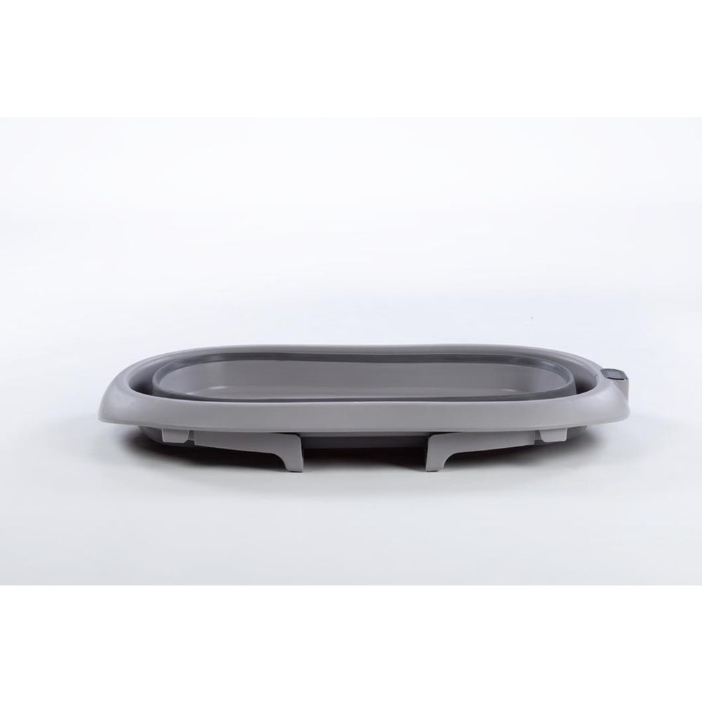 Sklopiva kadica s podlogom i termometrom dark grey slika 10