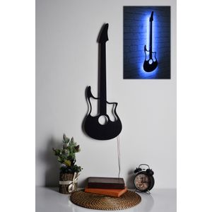 Guitar - Blue Blue Decorative Led Lighting