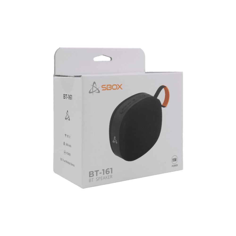 SBOX Bluetooth zvučnik BT-161, Crni slika 6