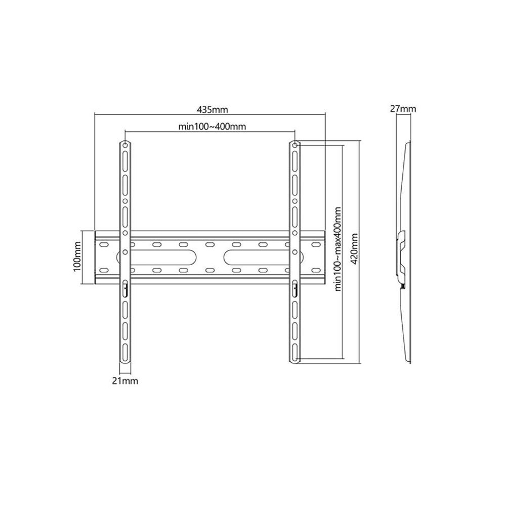 STELL Nosač za TV SHO 4210 Fixed mount TV 32''-55''  slika 4