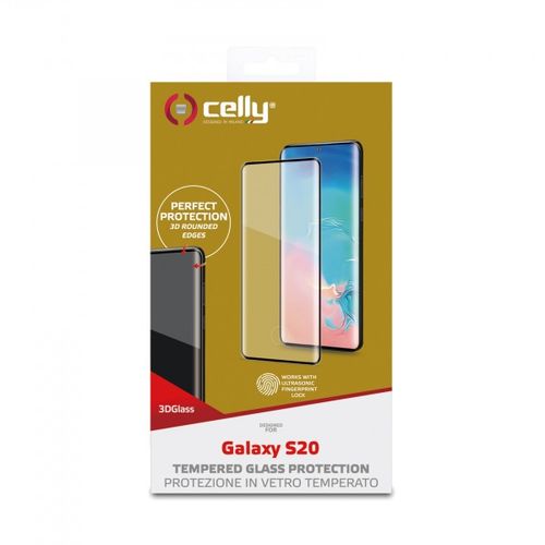 CELLY Zaštitno staklo 3D za Samsung S20 slika 3