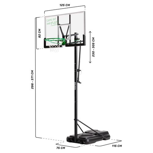 Salta Center Koš  128 x (296-371) x 210 cm slika 3