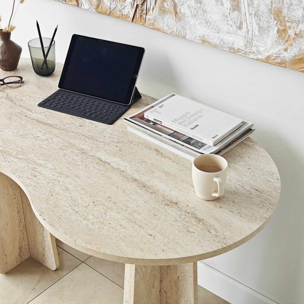 Infini - Travertine Radni Sto slika 3
