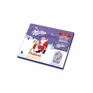 Milka Poklon paket 3 x Alpine Milk 80g + ukras