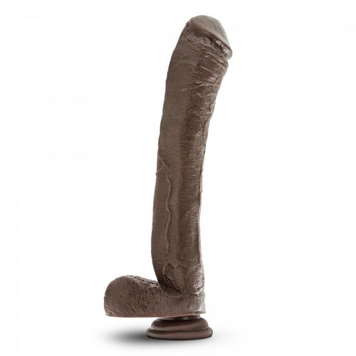 Dildo XL Dr. Skin - Mr. Ed, 33 cm, tamno smeđi slika 1