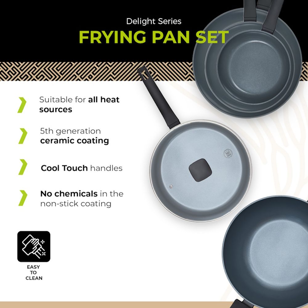 BE Living Set 5 tava Delight Black slika 2