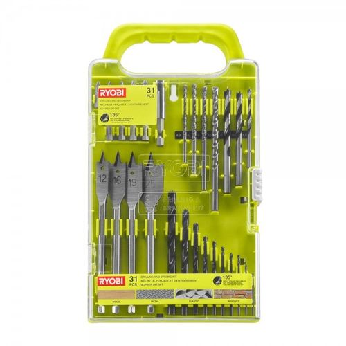 Ryobi set svr, bit i svrdla za drvo  31-dijelni RAKDD3 RPP24 slika 1