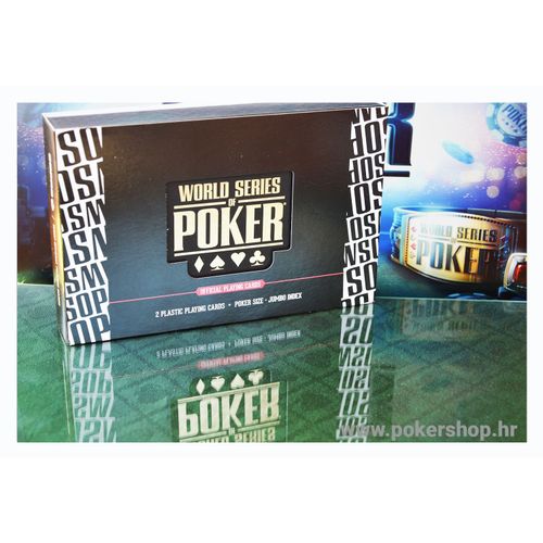 COPAG set "WSOP" poker karte 100% plastika   slika 1