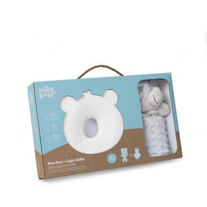 Interbaby jastuk + tješilica Teddy grey 