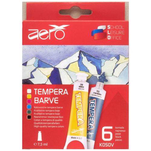 Aero Tempera 7,5 ml tubice, 6 kom u kartonskoj kutiji 9213-1006 slika 2