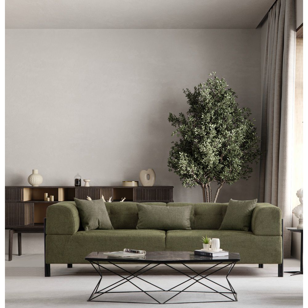Gio 3-Sjedalna Sofa - Zelena slika 1
