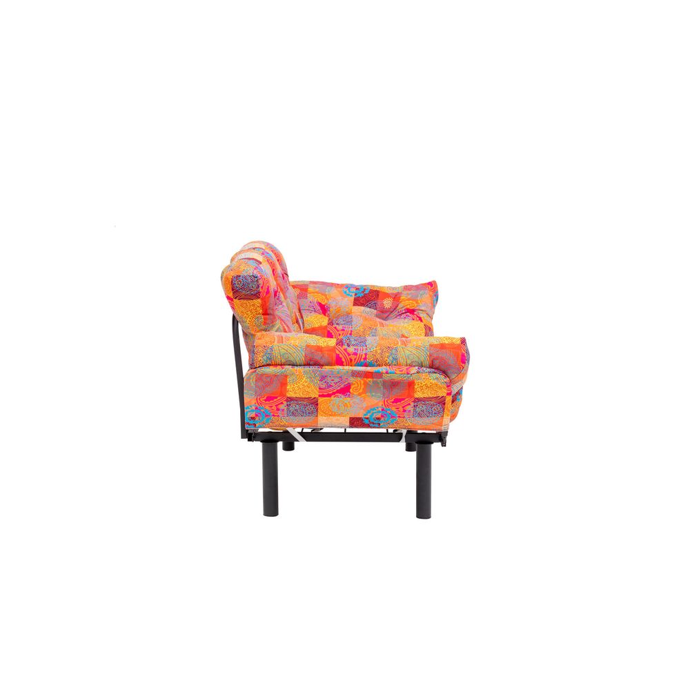 Nitta - Višebojni Patchwork Sofa-Krevet za Dvije Osobe slika 7