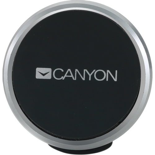 Canyon CH-4 Car Holder for Smartphones,magnetic suction function ,with 2 plates(rectangle/circle), black ,40*35*50mm 0.033kg slika 1