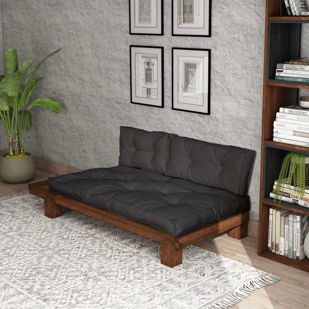 Lounger CPT8379-200, boje orah i antracit slika 3