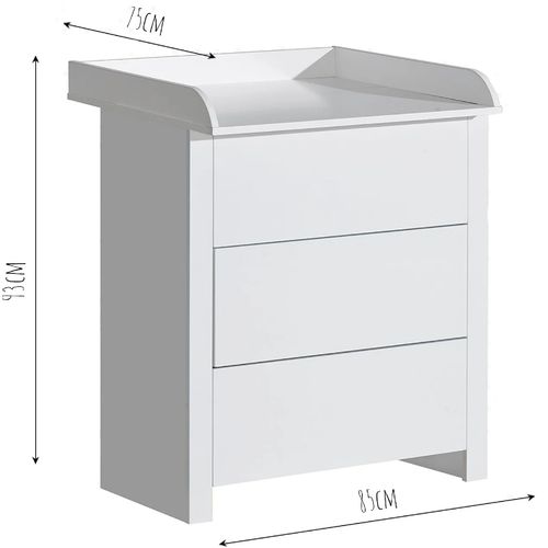 Komoda za previjanje 2u1 BASIC slika 3