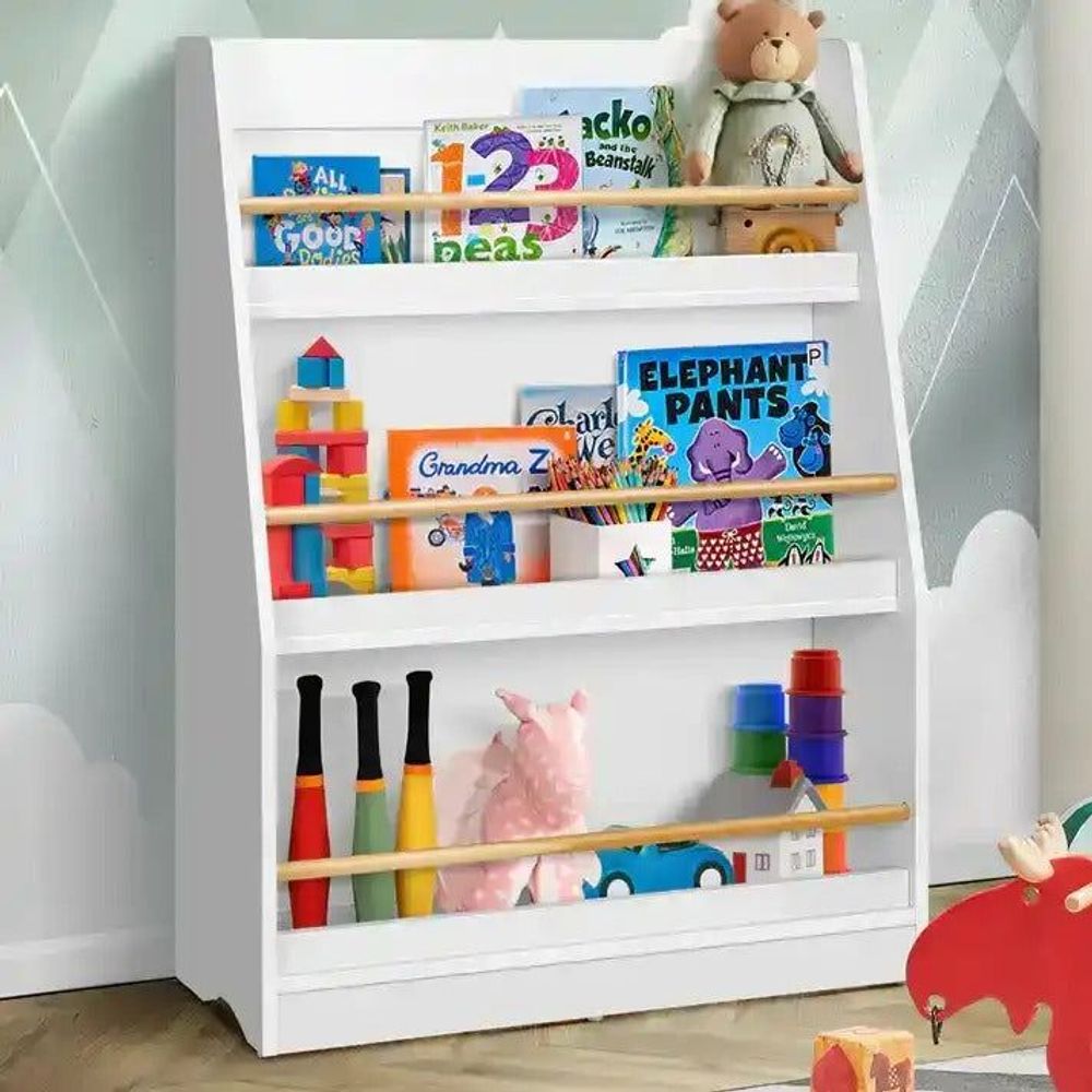 Kinder Home Drvena dječija polica, Bijela slika 7