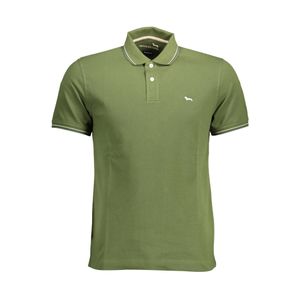 HARMONT &amp; BLAINE GREEN MEN'S SHORT SLEEVE POLO SHIRT