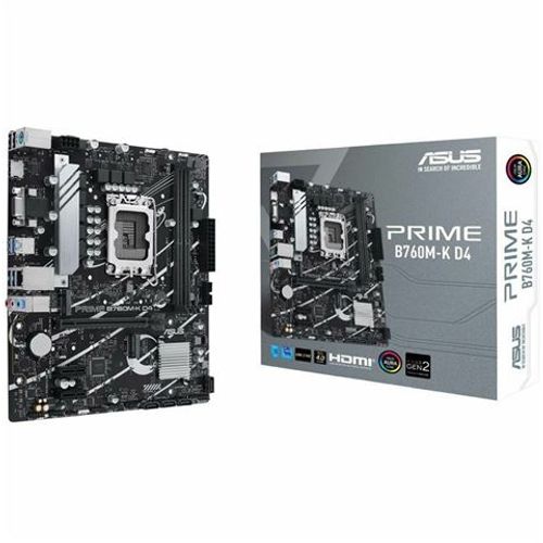 Asus matična ploča Prime 1700 B760M-K D4 slika 1