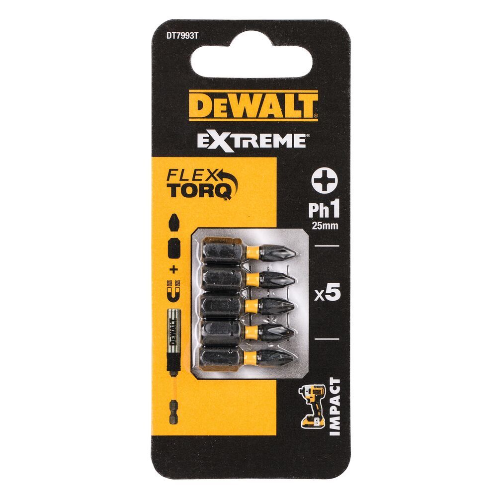 Dewalt Nastavak PH1/25 IR TORSION za udar.vijač 5kom DT7993T slika 2
