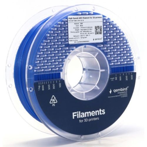 3DP-ABS1.75HY-01-B ABS filament velike brzine za 3D stampac 1.75mm, kotur 1KG BLUE slika 4