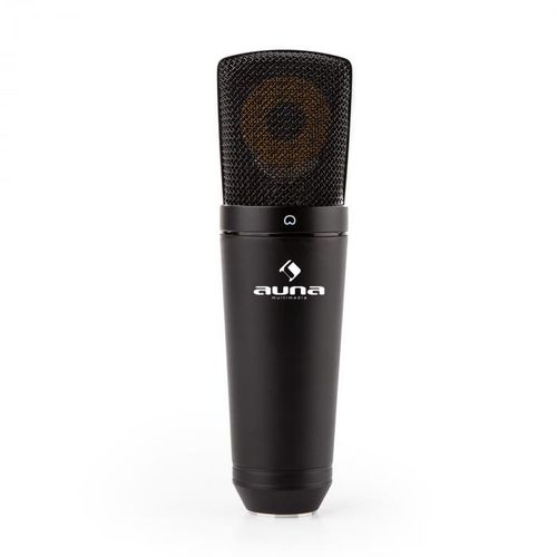 Auna Pro MIC-920B, USB kondenzatorski mikrofon, studijski, velika membrana, crna boja slika 3