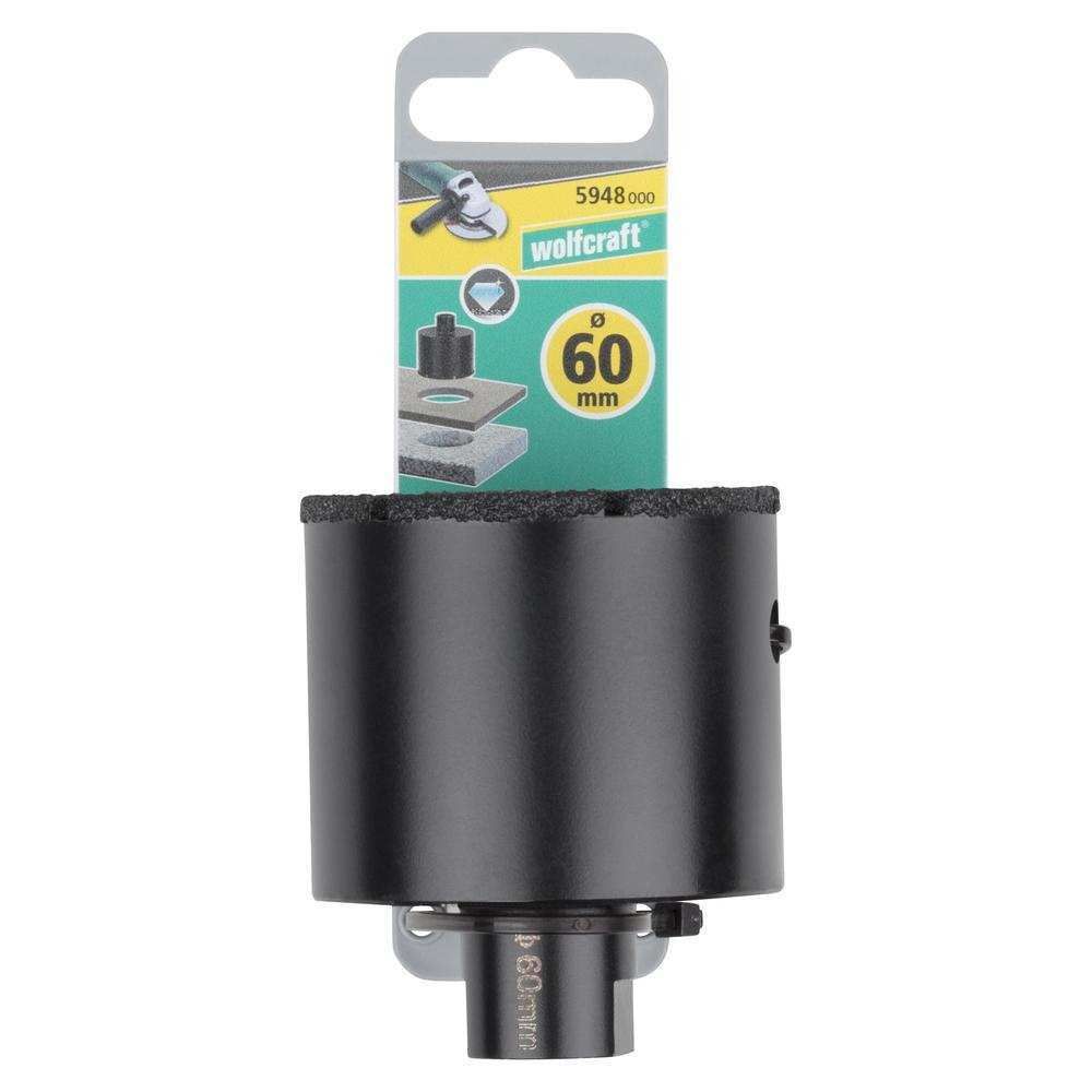 Wolfcraft Kruna Dijamantna Za Pločice "Ceramic" fi 60 / 45 mm M14 Suho Bušenje - 5948000 slika 3