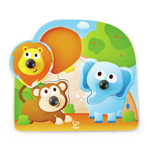 Hape Drvena slagalica Big Nose Jungle Puzzle E1310A 