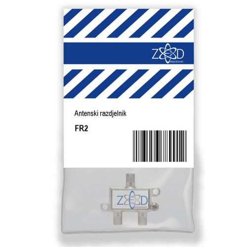 ZED electronic Antenski razdelnik 1 ulaz - 2 izlaza, 5-2400MHz - FR2 slika 1