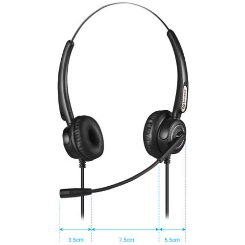 Slušalice sa mirkofonom Sandberg USB+RJ9/11 Pro Stereo 126-30 slika 2