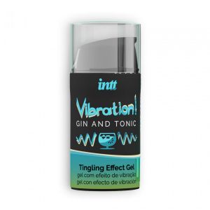 Stimulacijski gel Vibration! Gin &amp; Tonic, 15 ml