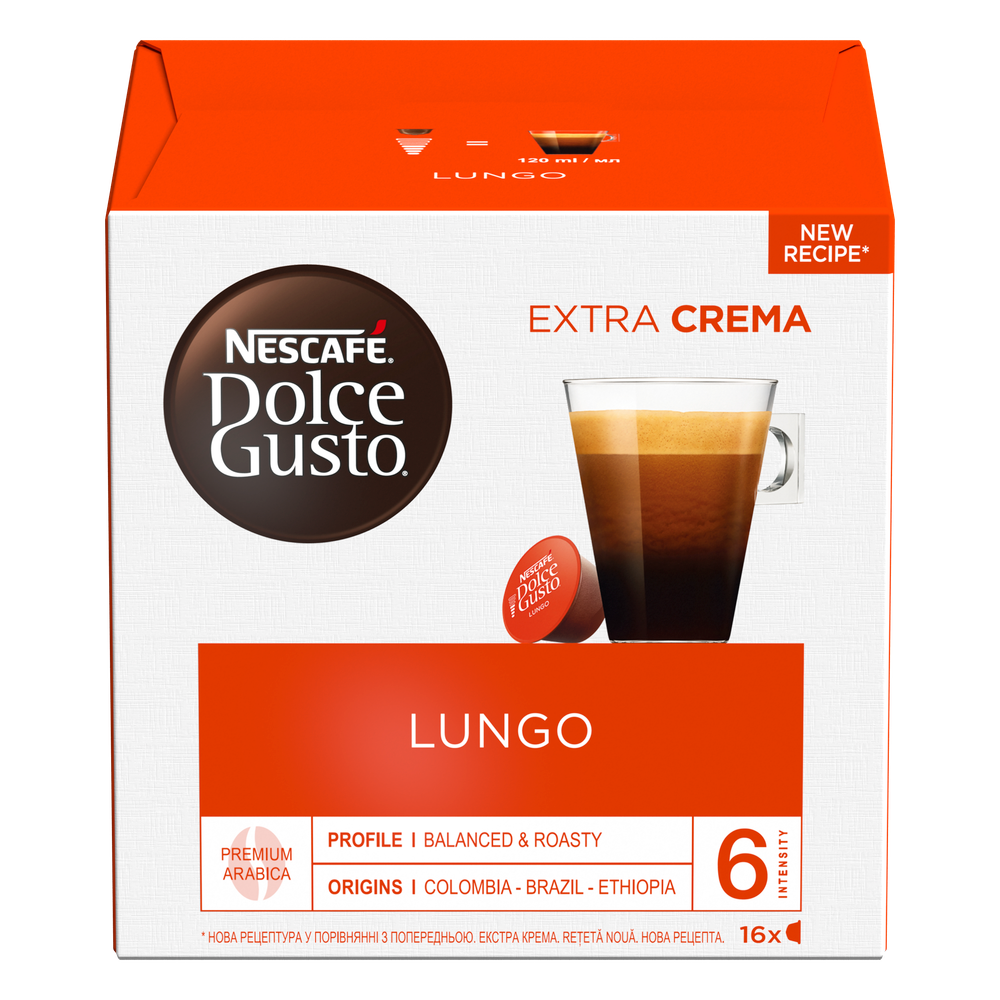 Nescafe Dolce Gusto Kapsule za kafu Lungo 16 kom slika 1