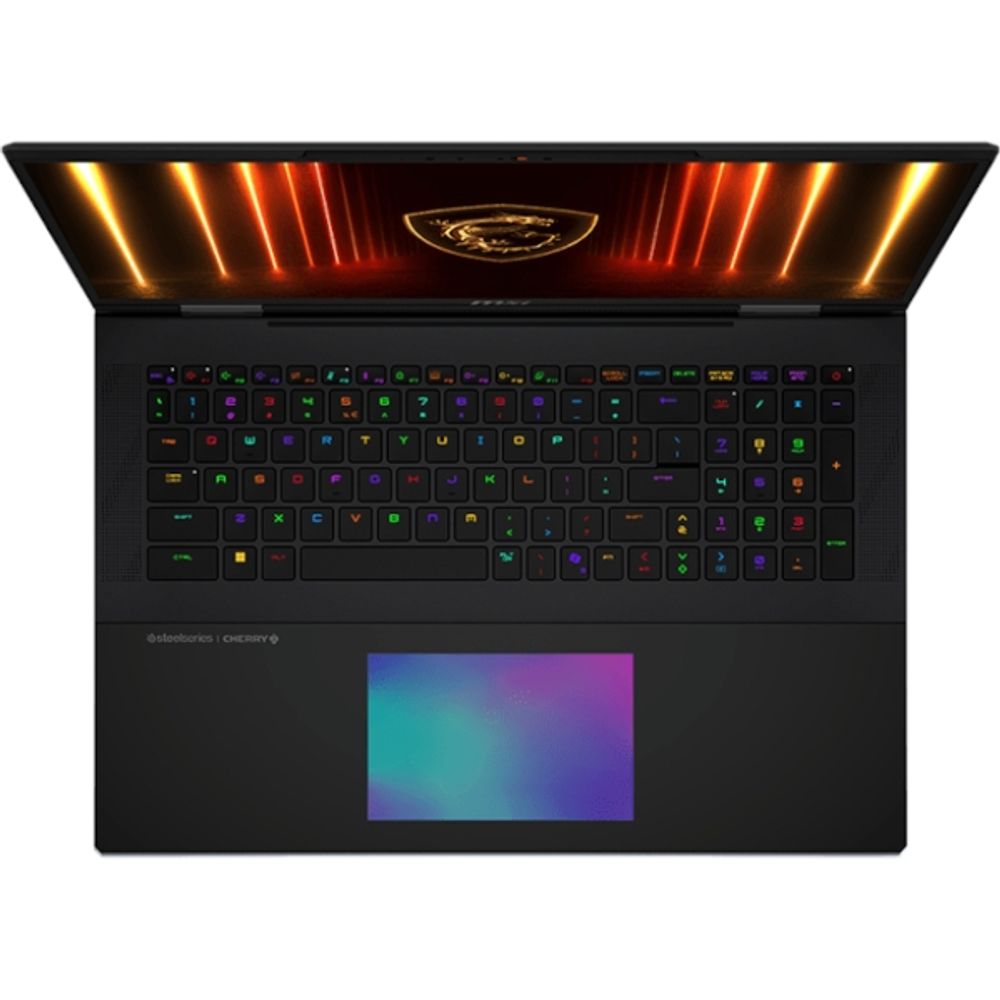 Prijenosnik MSI Titan 18 HX A2XWJG / Intel Core Ultra 9 285HX / 96GB RAM / 6TB SSD / 18" UHD+ 120Hz / NVIDIA GeForce RTX 5090 / Windows 11 Pro / crni slika 2